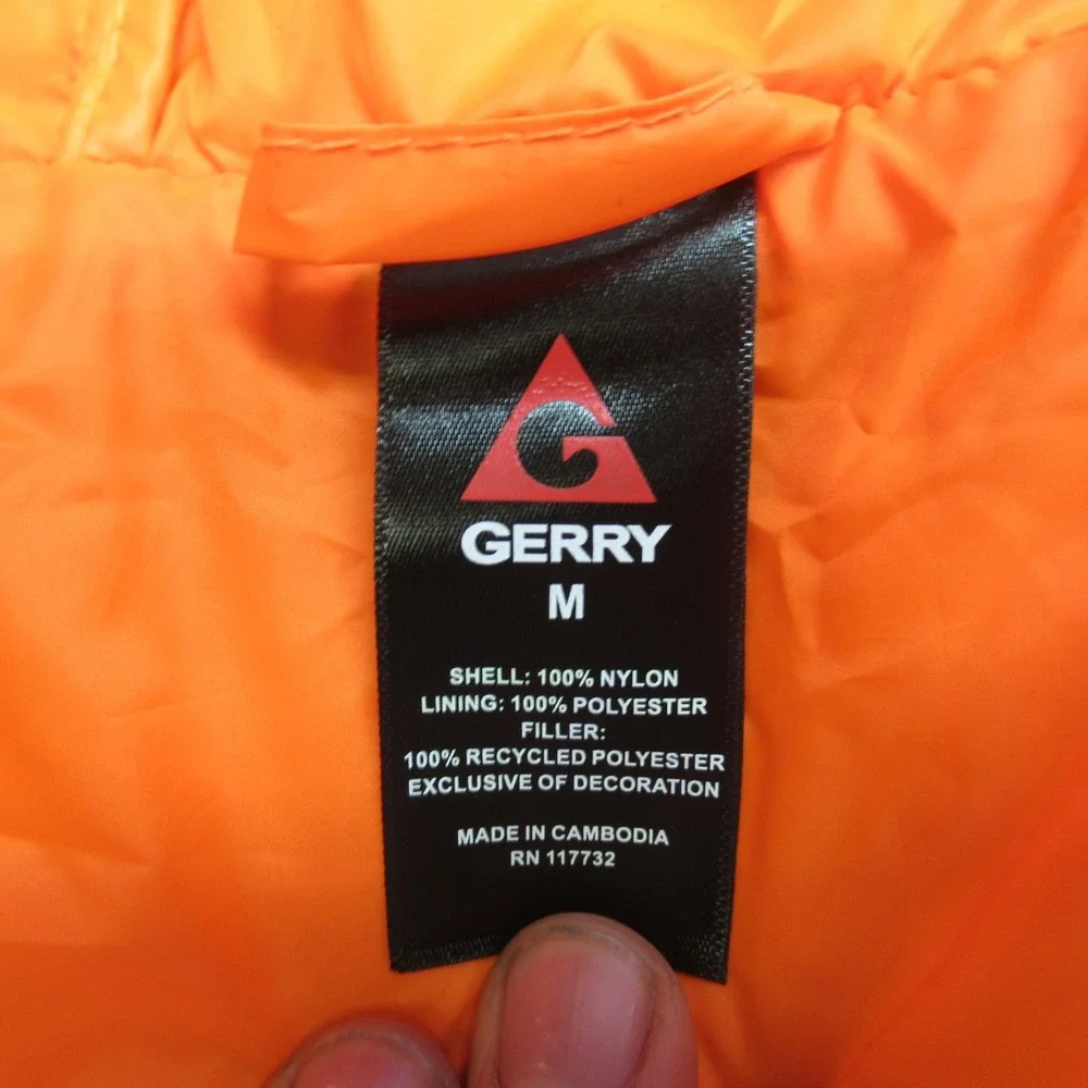 Gerry‎ Jacket Boys Medium Blue Hooded Insulated Light Pack Torque Puffer NEW